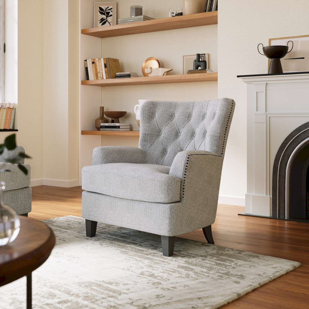 Jofran - Bryson Accent Chair - Ash - BRYSON-CH-ASH view 9