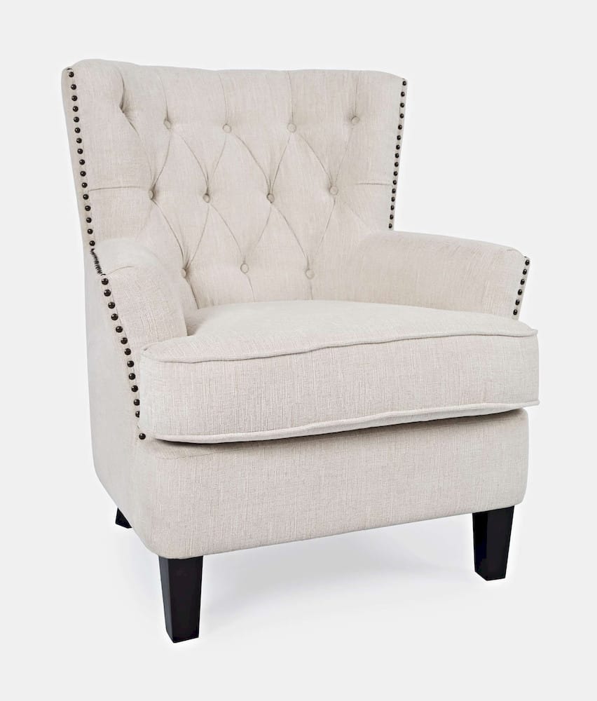 Jofran - Bryson Accent Chair - Oat - BRYSON-CH-OAT view 3