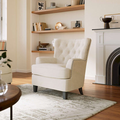 Jofran - Bryson Accent Chair - Oat - BRYSON-CH-OAT view 10