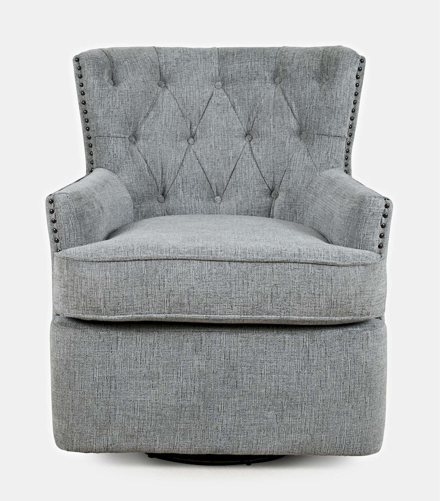 Jofran - Bryson Swivel Accent Chair - BRYSON-SW-ASH view 1
