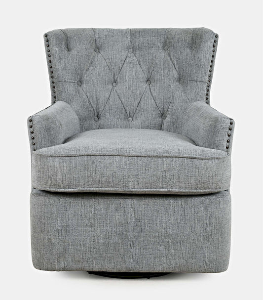 Jofran - Bryson Swivel Accent Chair - BRYSON-SW-ASH view 1