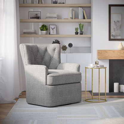 Jofran - Bryson Swivel Accent Chair - BRYSON-SW-ASH view 11