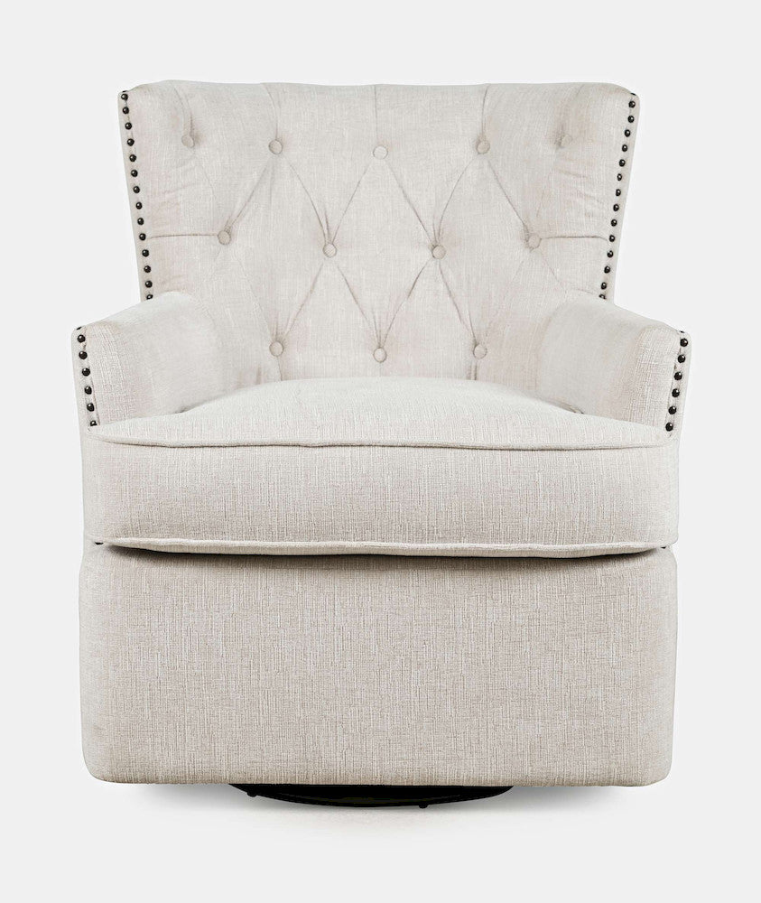 Jofran - Bryson Swivel Accent Chair - BRYSON-SW-OAT view 1