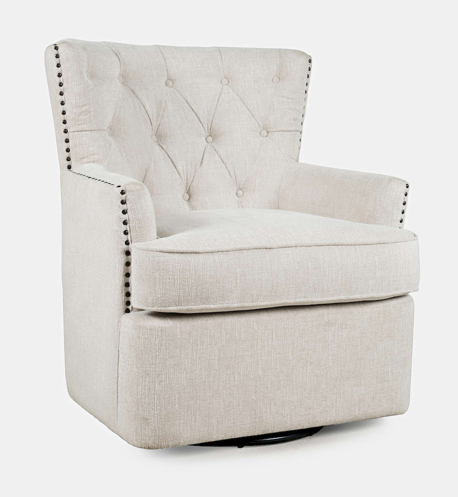 Jofran - Bryson Swivel Accent Chair - BRYSON-SW-OAT view 2