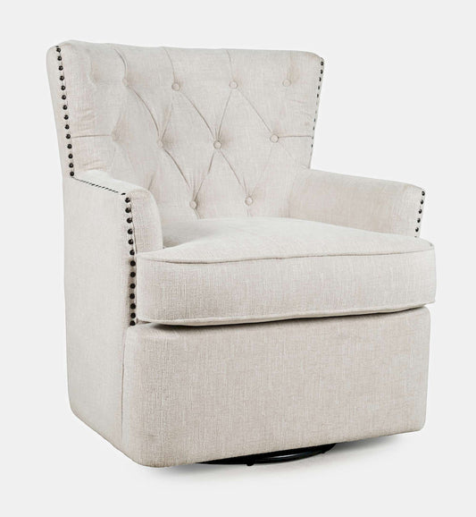 Jofran - Bryson Swivel Accent Chair - BRYSON-SW-OAT view 2