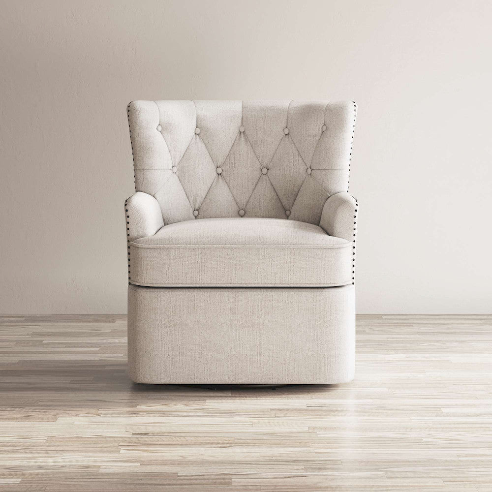 Jofran - Bryson Swivel Accent Chair - BRYSON-SW-OAT view 4