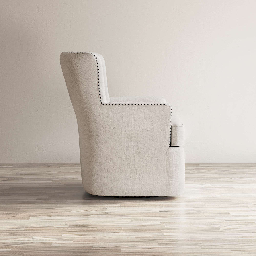 Jofran - Bryson Swivel Accent Chair - BRYSON-SW-OAT view 6