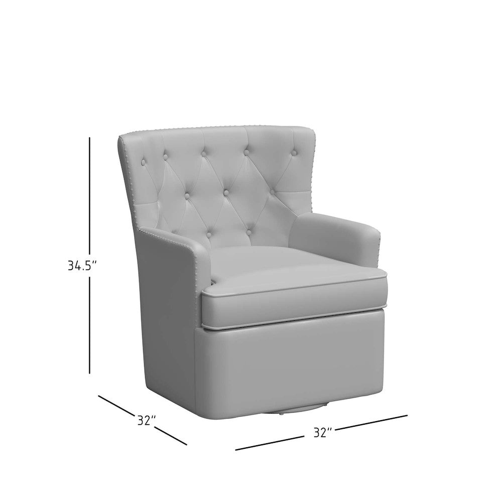 Jofran - Bryson Swivel Accent Chair - BRYSON-SW-OAT view 10