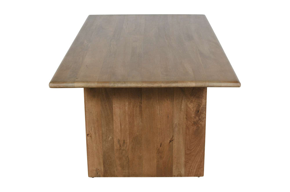 Jofran - Burke 54in Rustic Modern Solid Wood Dining Bench, Golden - 2271-BURKEBNG view 3