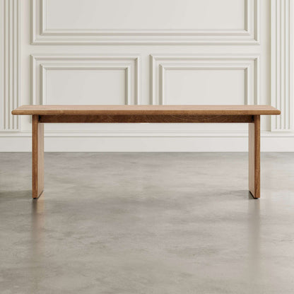 Jofran - Burke 54in Rustic Modern Solid Wood Dining Bench, Golden - 2271-BURKEBNG view 7