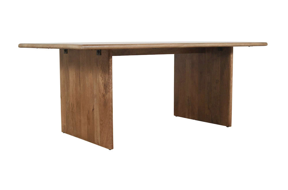 Jofran - Burke 76in Rustic Modern Solid Wood Dining Table, Golden - 2271-BURKEDTG view 4