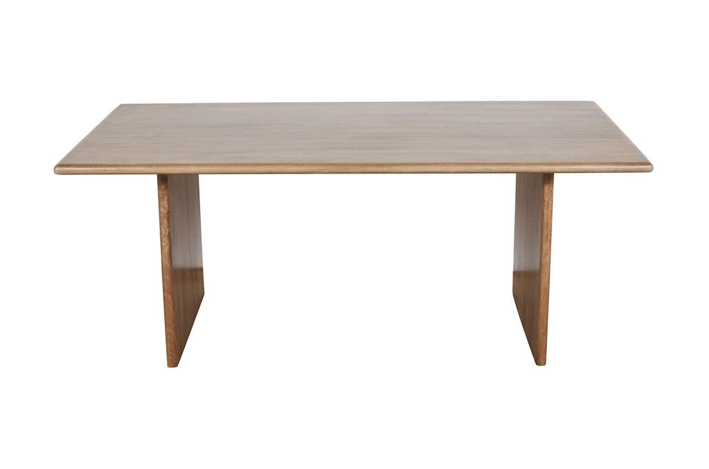 Jofran - Burke 76in Rustic Modern Solid Wood Dining Table, Golden - 2271-BURKEDTG view 5