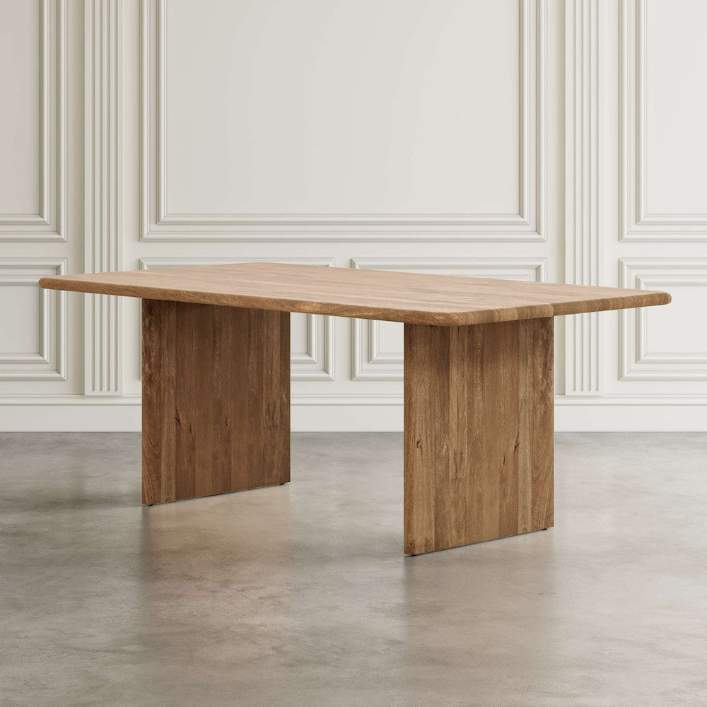 Jofran - Burke 76in Rustic Modern Solid Wood Dining Table, Golden - 2271-BURKEDTG view 6
