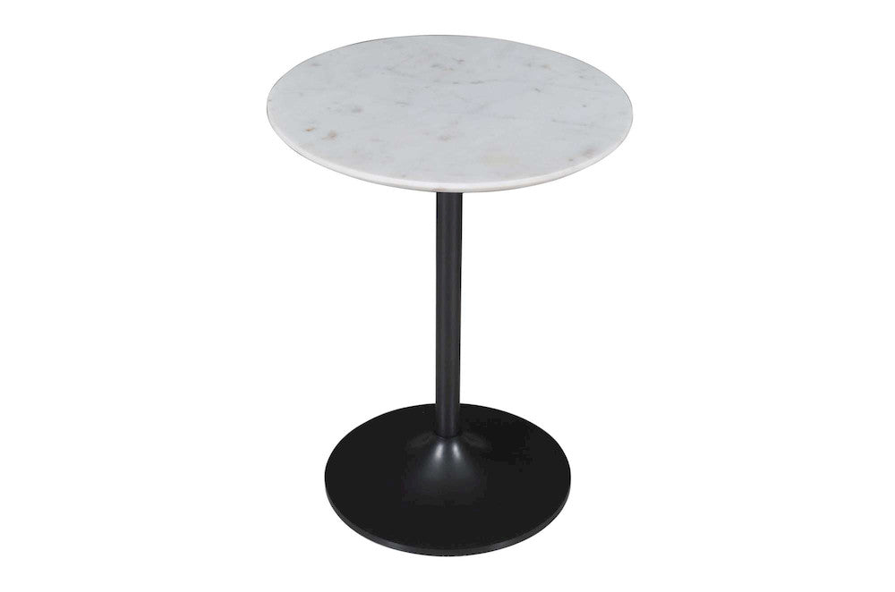 Jofran - Camille Solid Marble and Iron Modern Luxury Accent Tables (Set of 2) White and Gunmetal - 1730-222GM view 8