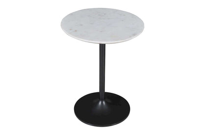 Jofran - Camille Solid Marble and Iron Modern Luxury Accent Tables (Set of 2) White and Gunmetal - 1730-222GM view 8