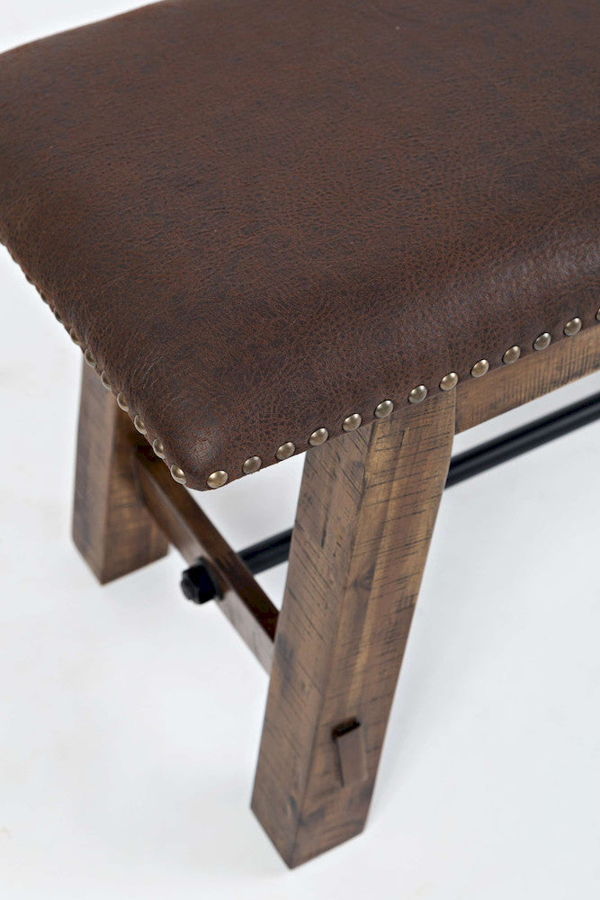 Jofran - Cannon Valley Bench with UPH Seat - 1511-56KD view 8
