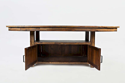Jofran - Cannon Valley Dining Table with Storage Base - 1511-72TBKT view 4