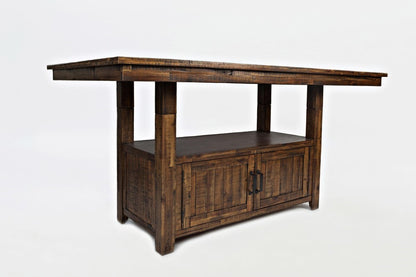 Jofran - Cannon Valley Dining Table with Storage Base - 1511-72TBKT veiw 3