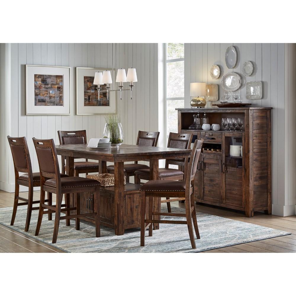Jofran - Cannon Valley Dining Table with Storage Base - 1511-72TBKT veiw 9