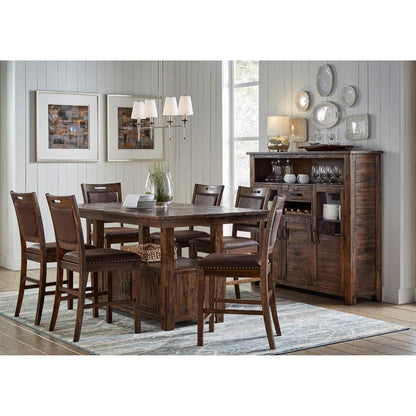 Jofran - Cannon Valley Dining Table with Storage Base - 1511-72TBKT veiw 9