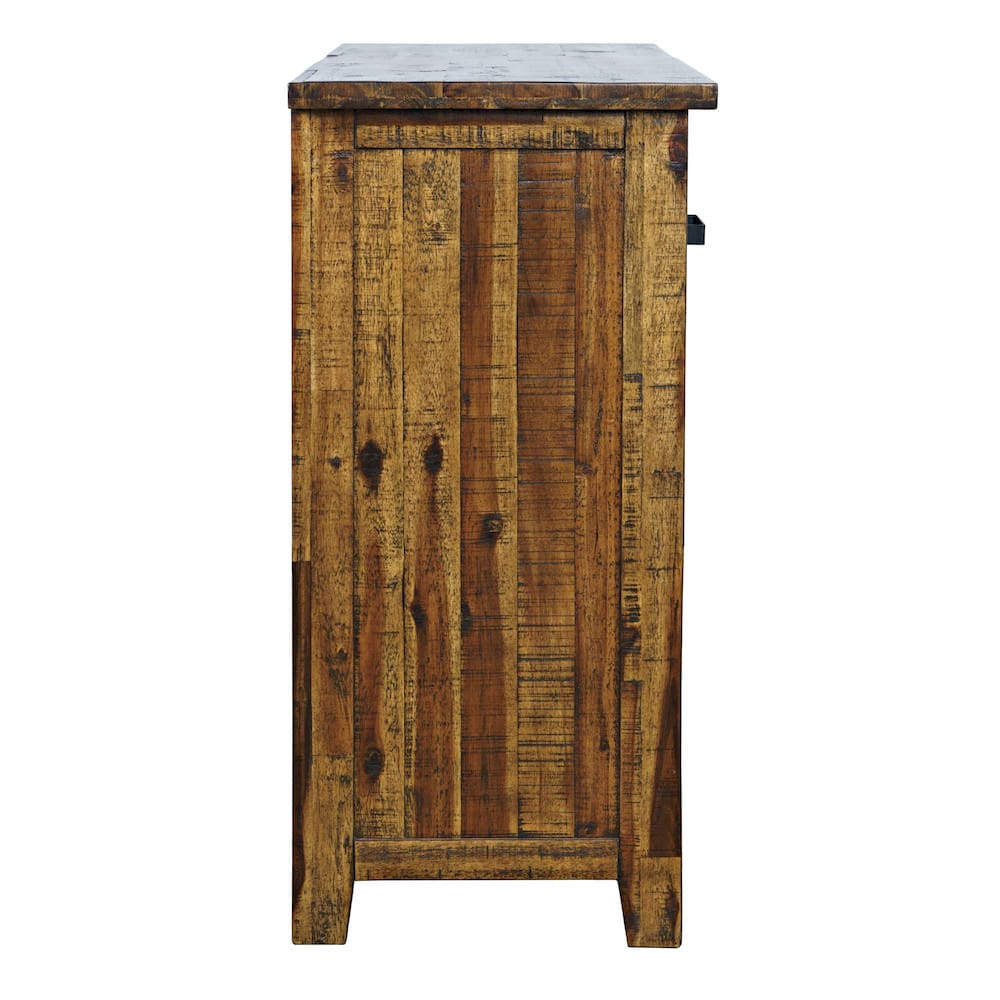 Jofran - Cannon Valley Industrial Modern 32in Electric Fireplace Console TV Stand in Distressed Brown - 1510-FP32 view 4