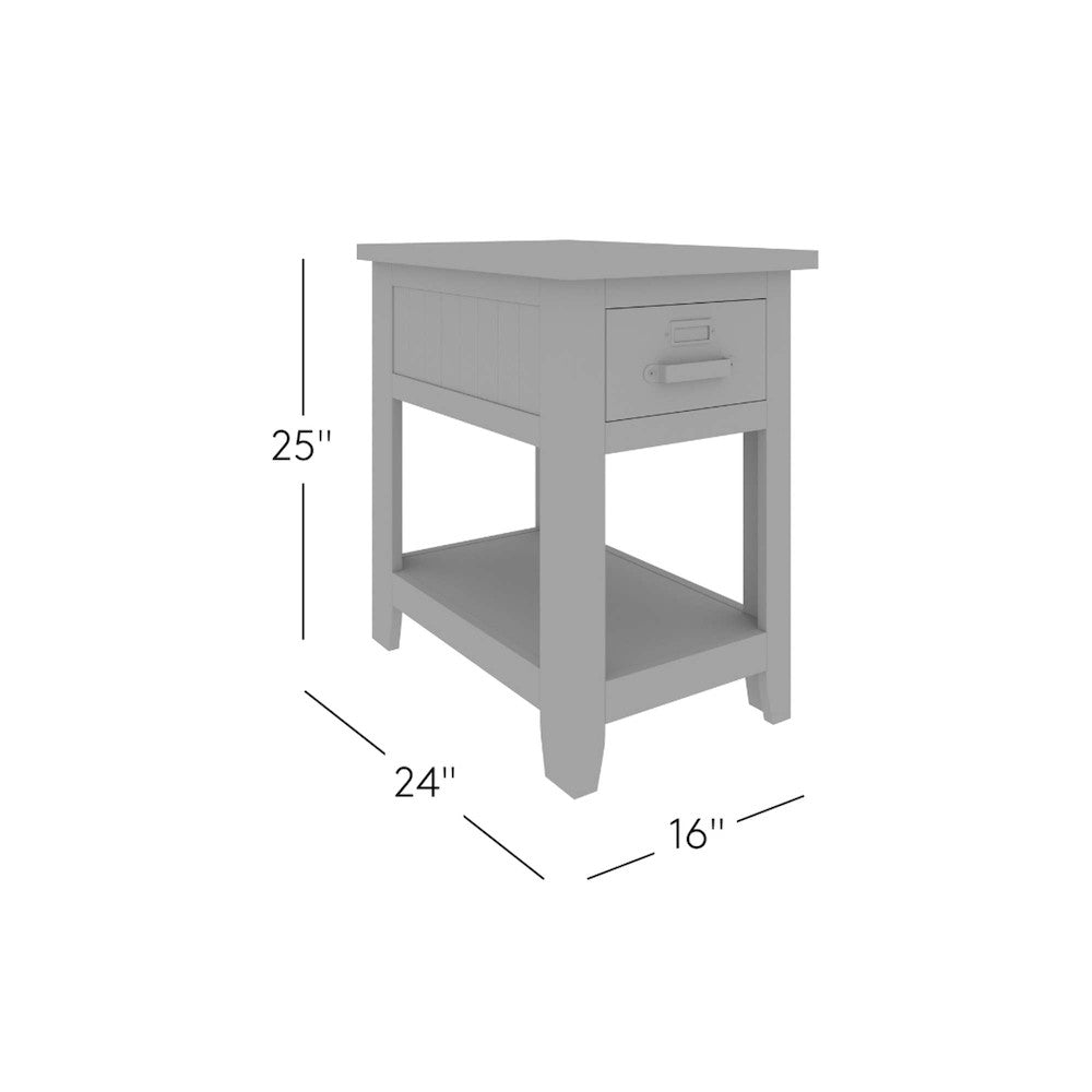 Jofran - Cannon Valley One Drawer Chairside Table - 1510-7 view 6