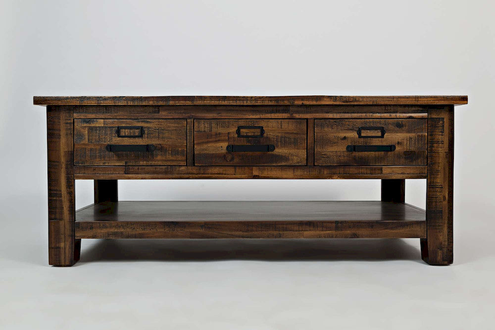 Jofran - Cannon Valley Three Draer Cocktail Table - 1510-1 view 1