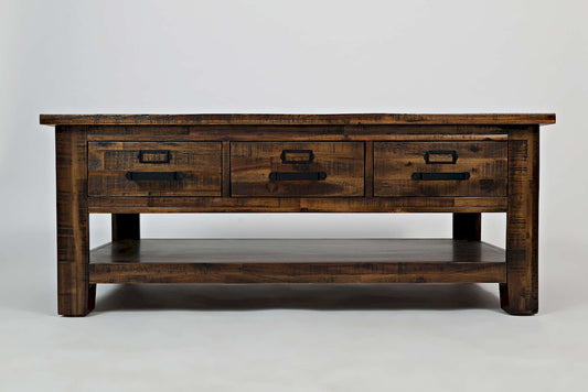 Jofran - Cannon Valley Three Draer Cocktail Table - 1510-1 view 1