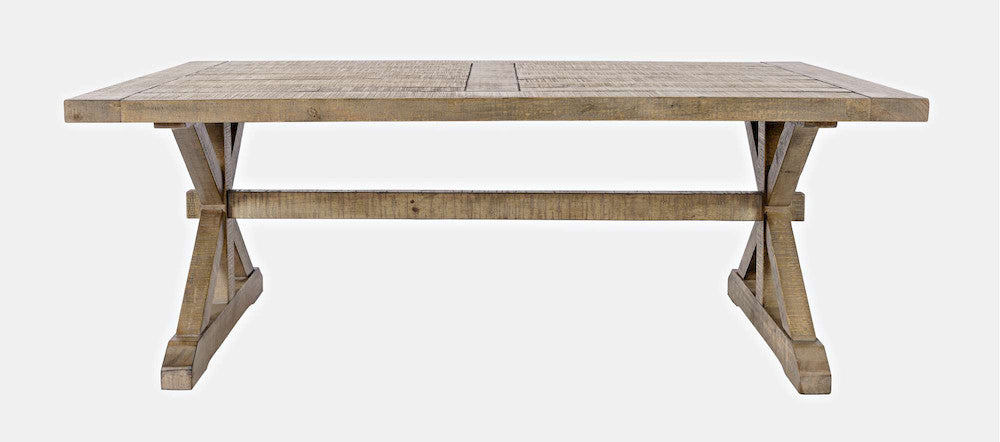 Jofran - Carlyle Crossing Distressed Pine Coffee Table - Distressed Light Brown - 1920-1 view 1