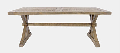 Jofran - Carlyle Crossing Distressed Pine Coffee Table - Distressed Light Brown - 1920-1 view 1