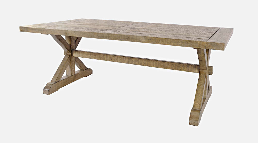 Jofran - Carlyle Crossing Distressed Pine Coffee Table - Distressed Light Brown - 1920-1 view 3