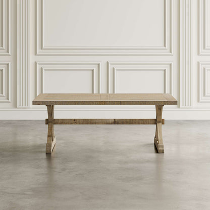 Jofran - Carlyle Crossing Distressed Pine Coffee Table - Distressed Light Brown - 1920-1 view 5