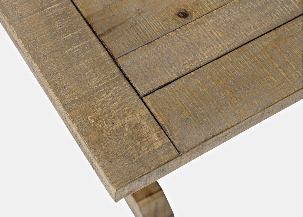 Jofran - Carlyle Crossing Distressed Pine Coffee Table - Distressed Light Brown - 1920-1 view 7