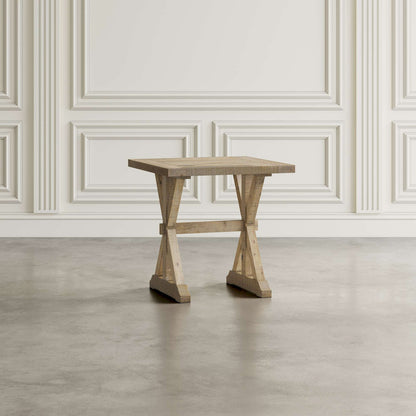 Jofran - Carlyle Crossing Distressed Pine End Table - Distressed Light Brown - 1920-3 view 4