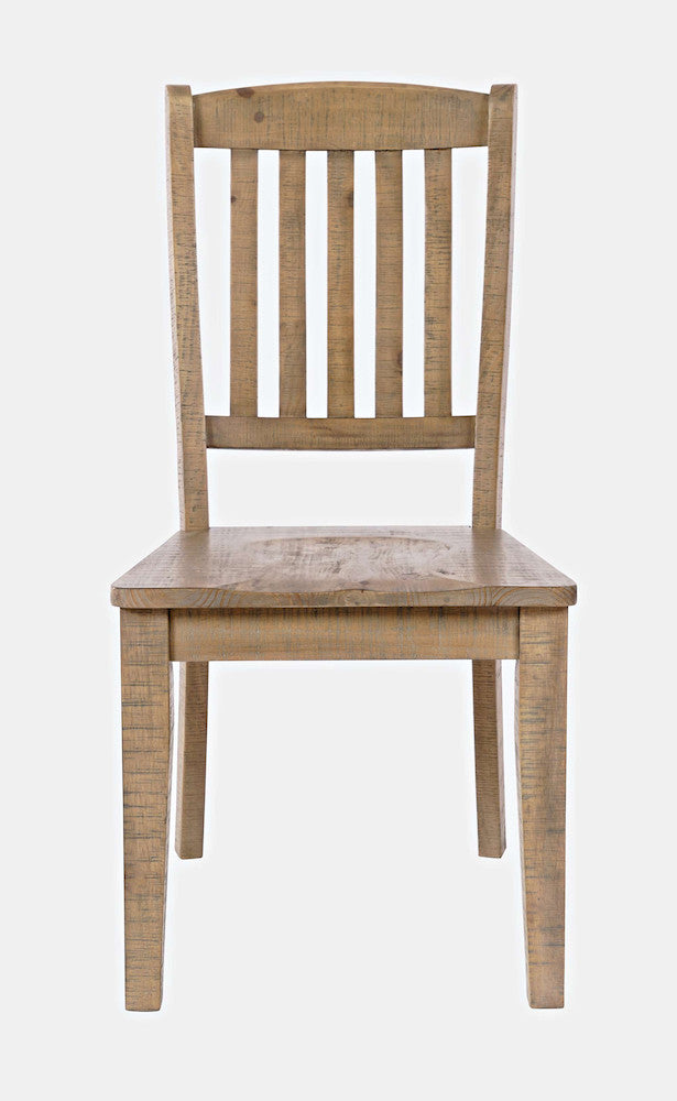 Jofran - Carlyle Crossing Solid Pine 78in Seven-Piece Dining Set with Slat Chairs - 1921-78D-7S view 3