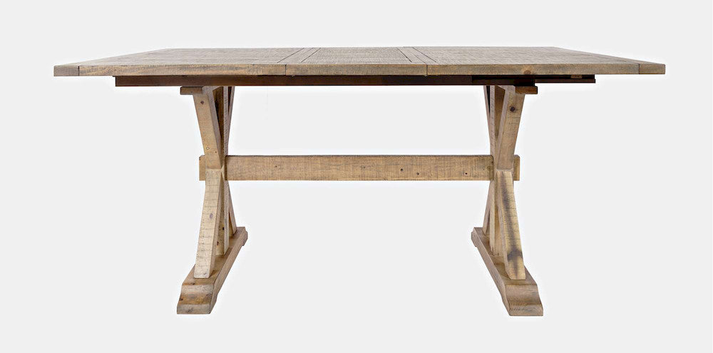 Jofran - Carlyle Crossing Solid Pine Counter Height Extension Dining Table - Distressed Light Brown - 1921-78BCHKT view 1