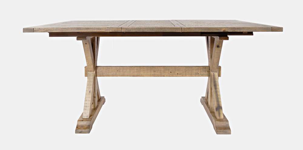 Jofran - Carlyle Crossing Solid Pine Counter Height Extension Dining Table - Distressed Light Brown - 1921-78BCHKT veiw 2