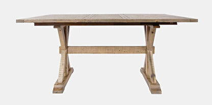 Jofran - Carlyle Crossing Solid Pine Counter Height Extension Dining Table - Distressed Light Brown - 1921-78BCHKT veiw 2