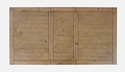 Jofran - Carlyle Crossing Solid Pine Counter Height Extension Dining Table - Distressed Light Brown - 1921-78BCHKT veiw 6