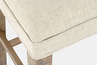 Jofran - Carlyle Crossing Solid Pine Counter Height Sofa Table Set with Three Stools - Distressed Light Brown - 1921-74 veiw 6