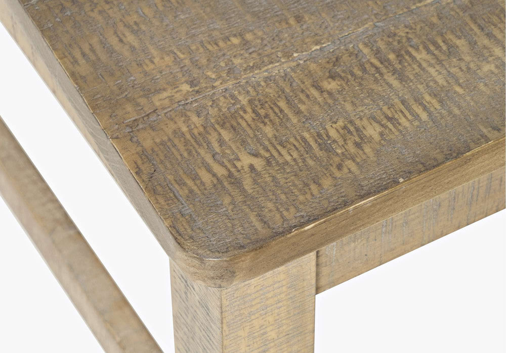 Jofran - Carlyle Crossing Solid Pine Slatback Dining Bench - Distressed Light Brown - 1921-54KD view 6