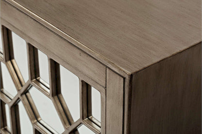 Jofran - Casa Bella 50in Mirrored CONSOLE IN Vintage Silver - 1550-50 view 4