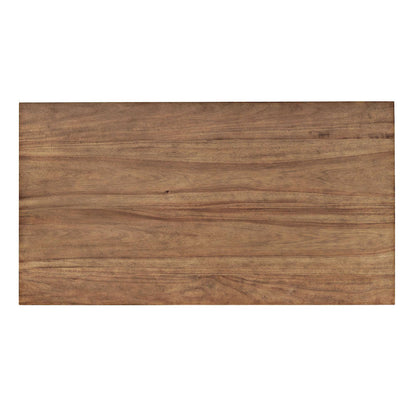 Jofran - Claremont 48in Transitional Rustic Wood Coffee Table with Wheels - 2400-5 view 7