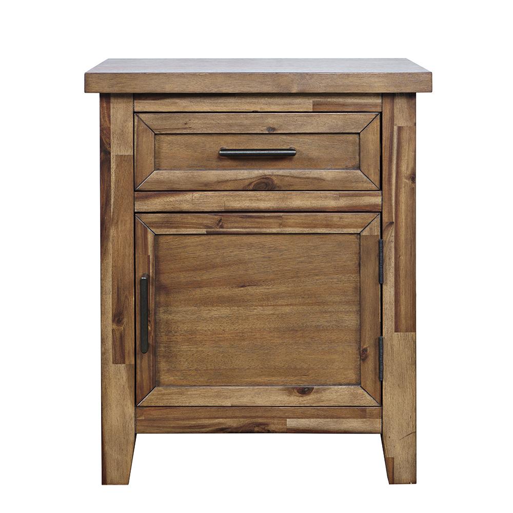 Jofran - Claremont Transitional Rustic Wood Accent End Table with Storage - 2400-20 veiw 1