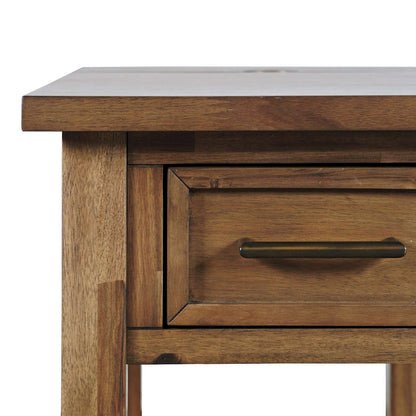 Jofran - Claremont Transitional Rustic Wood USB Charging End Table with Storage - 2400-7 view 8