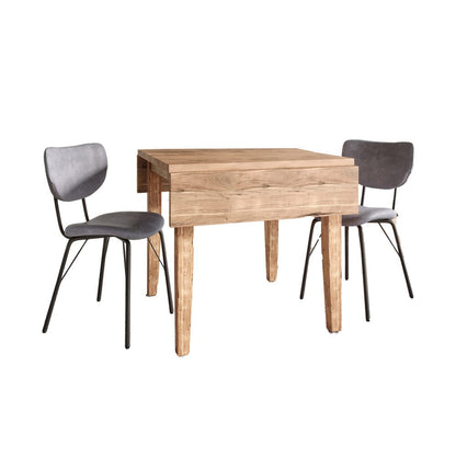 Jofran - Colby Three Piece Dropleaf Solid Wood Dining Set, Grey - 2271-COLBYD-2OWNGRY view 1
