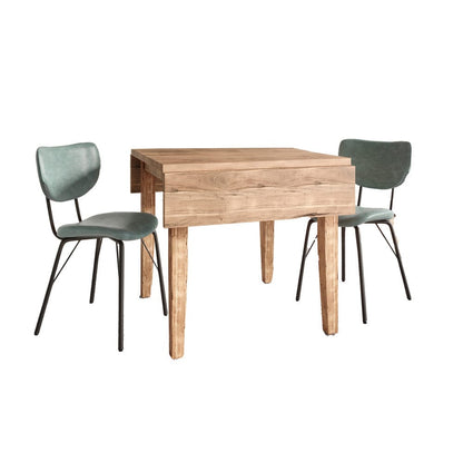 Jofran - Colby Three Piece Dropleaf Solid Wood Dining Set, Jade - 2271-COLBYD-2OWNJD view 1