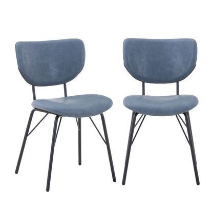 Jofran - Colby Three Piece Dropleaf Solid Wood Dining Set, Slate Blue - 2271-COLBYD-2OWNSL view 4