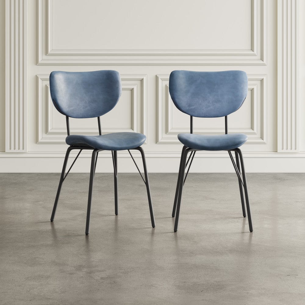 Jofran - Colby Three Piece Dropleaf Solid Wood Dining Set, Slate Blue - 2271-COLBYD-2OWNSL view 10