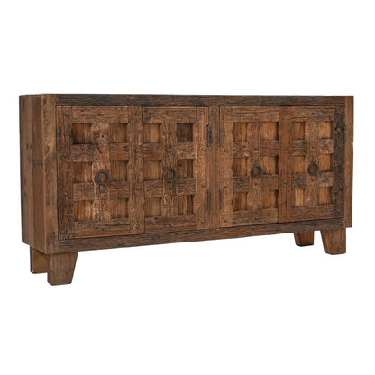Jofran - Colton 71in Reclaimed Solid Wood Four Door Accent Storage Cabinet Sideboard - 2385-72 veiw 1